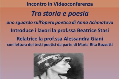 Alessandra Giani all'Università Popolare di Galatina in una video lezione su Anna Achmatova 