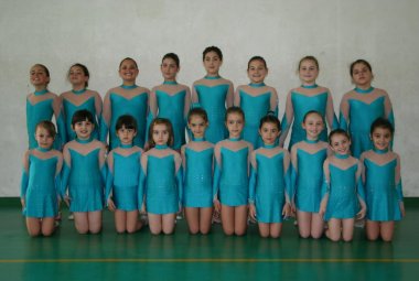 La ginnastica ritmica al Palazzo della Cultura