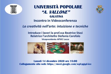 “La creatività nell’arte: intuizione e tecniche”