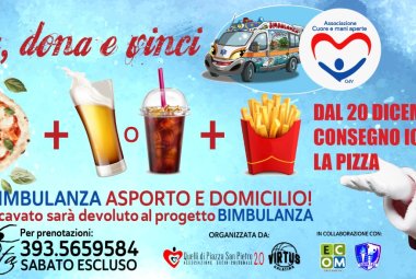 Una pizza per la Bimbulanza