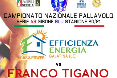 Efficienza Energia Galatina attende in casa il Palmi per confermare il primato in classifica nella prima di ritorno