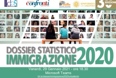 Pronto il  Dossier Statistico Immigrazione 2020