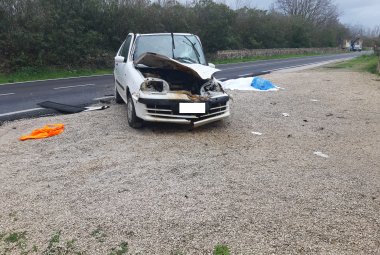 Fuori strada con la sua auto muore anziano galatinese sulla Galatina Collemeto