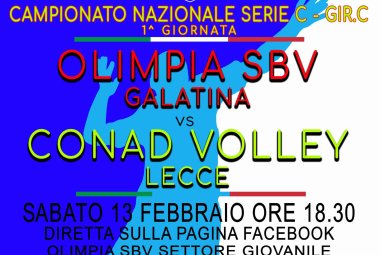 Al via il campionato di serie C di Olimpia SBV Galatina
