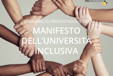 Unisalento aderisce al “Manifesto dell’Università inclusiva” e al consorzio “Uni-co-re 3.0”