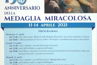 Ad Ugento la “Peregrinatio Mariana” della Medaglia Miracolosa
