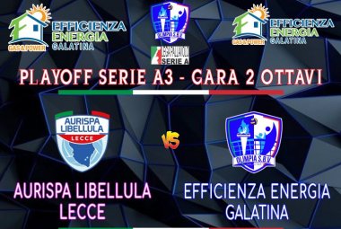 Efficienza Energia Galatina verso un'isidiosa gara 2 con Aurispa Libellula Lecce