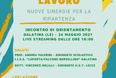 “Scuola e mondo del lavoro: nuove sinergie per la ripartenza”