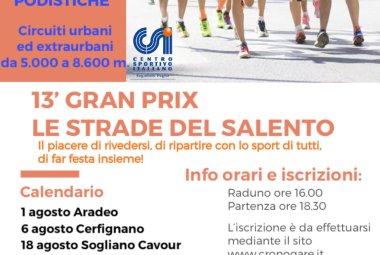 Partito da Aradeo il Gran Prix – Le Strade del Salento