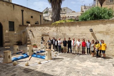 Inaugurata a Palazzo Adorno “La Luce” realizzata dal Liceo artistico “Ezio Vanoni” di Nardò