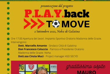 Il presidente del Perugia a Noha per il P.L.A.Y.back TO MOVE