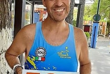 Il galatinese Patrizio Palamà, con 502 km percorsi di corsa in 6 giorni, è campione italiano della categoria M50