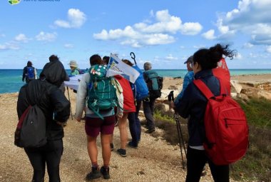 Sono giunti a Torre Guaceto i pellegrini di “Via Francigena - Road to Rome 2021. Start again!”