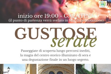 Il terzo appuntamento di Gustose Serate a Galatina