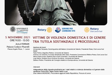 “Vittime di violenza domestica e di genere tra tutela sostanziale e processuale”