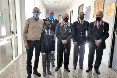 Michele da Soleto "Poliziotto per un giorno" grazie all'ANPS di Galatina