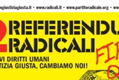 Oggi si firma a Lecce per i Referendum Radicali. A Galatina la raccolta continua nella segreteria comunale