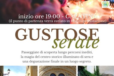 Ultimo appuntamento di Gustose Serate a Galatina