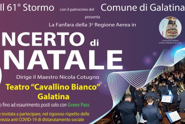 La fanfara dell'Aeronautica Militare in concerto al Cavallino Bianco di Galatina