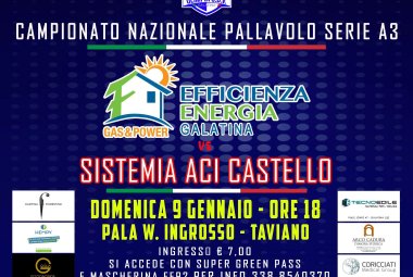 Efficienza Energia Galatina obbligata a vincere contro l'Aci Castello