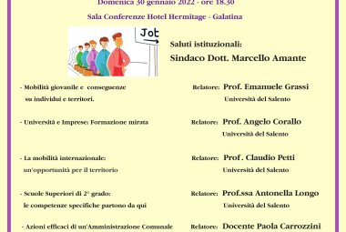 “L’Amministrazione Comunale: Ponte tra Scuole e Imprese” 