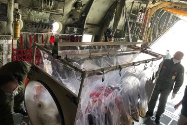 Bimba di sei mesi positiva al covid trasferita in C-130 da Galatina a Brescia per un trapianto di midollo