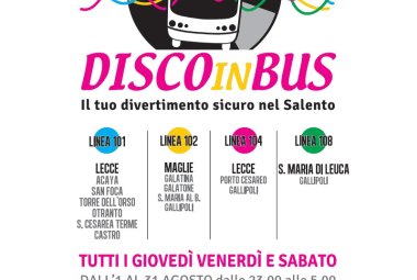 Anche da Galatina nelle discoteche del Salento con 'Discoinbus'