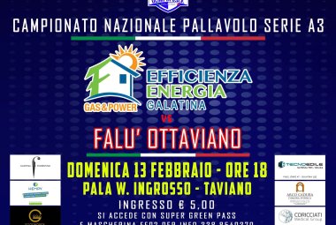 Efficienza Energia Galatina vs Falù Ottaviano, un'incontro che vale doppio