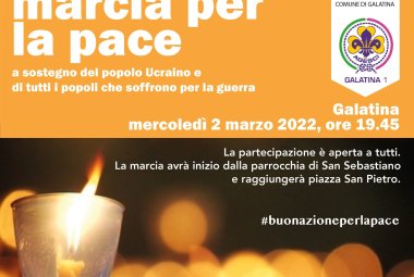 A Galatina gli Scout promuovono una Marcia per la Pace