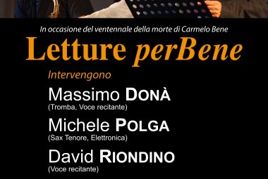 David Riondino in "LettureperBene" presso la Cantina Fiorentino di Galatina