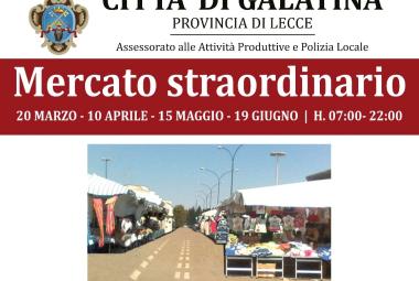 Mercato straordinario nel centro antico: rispettare le norme anticovid!