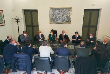 In Provincia con Minerva i sindaci della "275"
