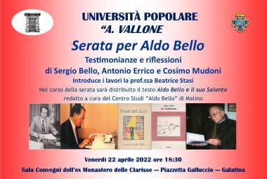 “Serata per Aldo Bello"