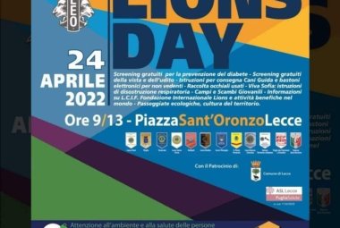 In piazza Sant'Oronzo la Giornata del Lions Day
