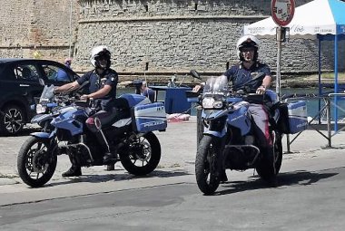 La Polizia di Stato di Gallipoli attiva le volanti in moto (Nibbio)