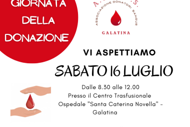 Donare il sangue con Agados