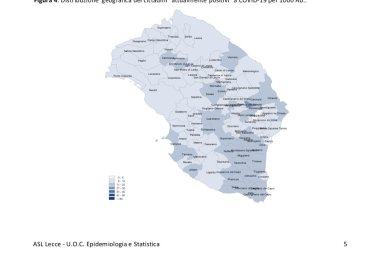 COVID-19. Continua a scendere il numero dei galatinesi ufficialmente positivi
