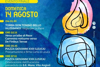 “Verso un’Alba di Pace” sulla tomba di don Tonino