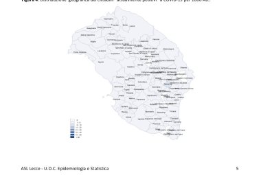COVID-19. Costante il numero dei galatinesi ufficialmente positivi