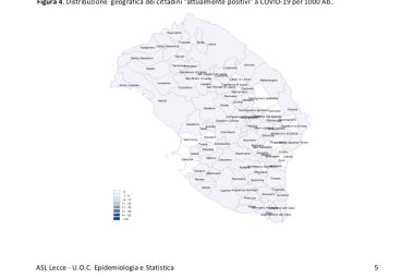 COVID-19. Continua a calare il numero dei galatinesi ufficialmente positivi