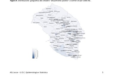 COVID-19. Continua a crescere il numero dei galatinesi ufficialmente positivi