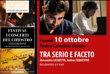 Il duo Licchetta-Sequestro in concerto al Cavallino Bianco