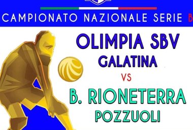 L'Olimpia Sbv Galatina chiamata in casa ad una prova di maturità contro il Rione Terra Pozzuoli