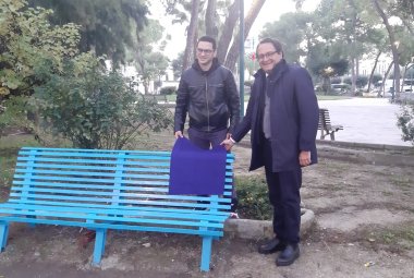 Anche a Galatina una "Panchina blu"