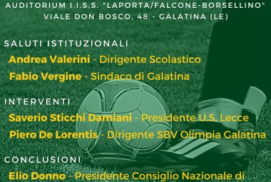 “Il valore dello sport per i giovani” 