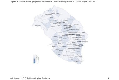 COVID-19. Significativo calo del numero dei galatinesi ufficialmente positivi