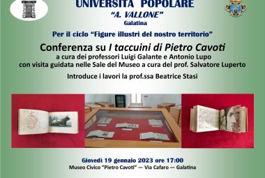 “I Taccuini di Pietro Cavoti” 