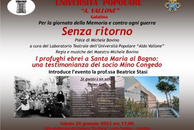 La Giornata della Memoria dell'Università Popolare di Galatina