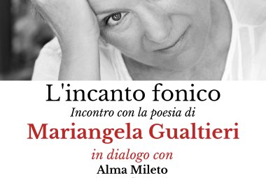 Mariangela Gualtieri alla Cantina Fiorentino di Galatina
