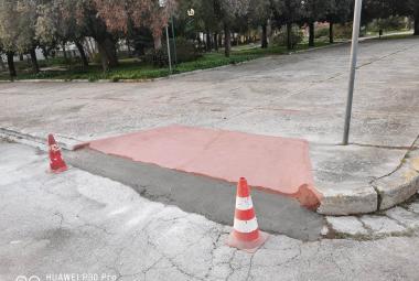 Realizzati due scivoli in piazza “Vittime delle Foibe”